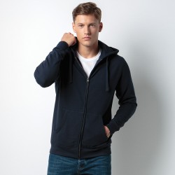 Plain Klassic hooded zipped jacket Superwash® 60° long sleeve Kustom Kit 280 GSM